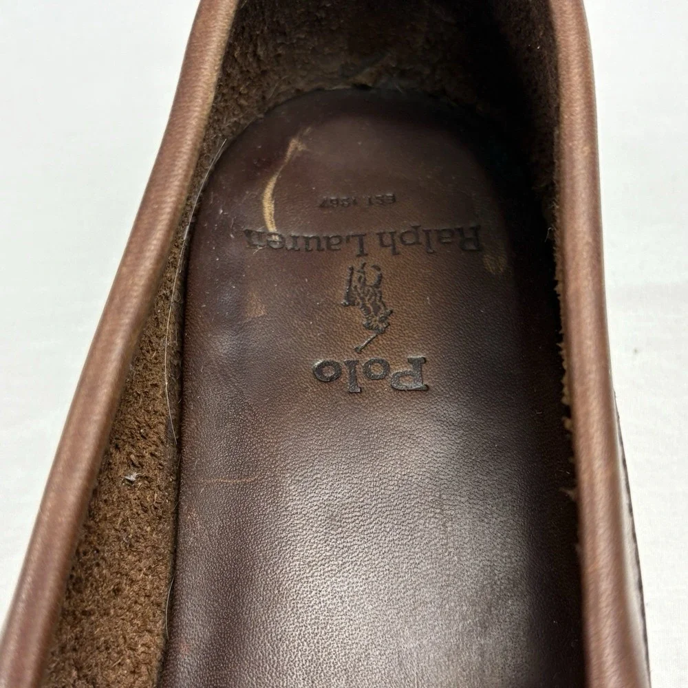 VTG 80s/90s Polo Ralph Lauren Tassel/Kiltie Camp/Canoe/Driving Shoe 10M Brown
